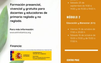 Curso: educación, bienestar y naturaleza