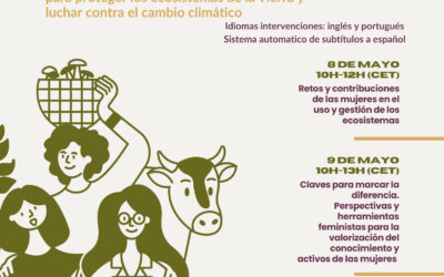 Webinario sobre perspectivas feministas para proteger los ecosistemas terrestres y luchar contra el cambio climático