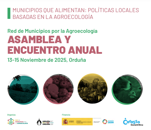 La Red de Municipios por la Agroecología anuncia la convocatoria de su encuentro anual
