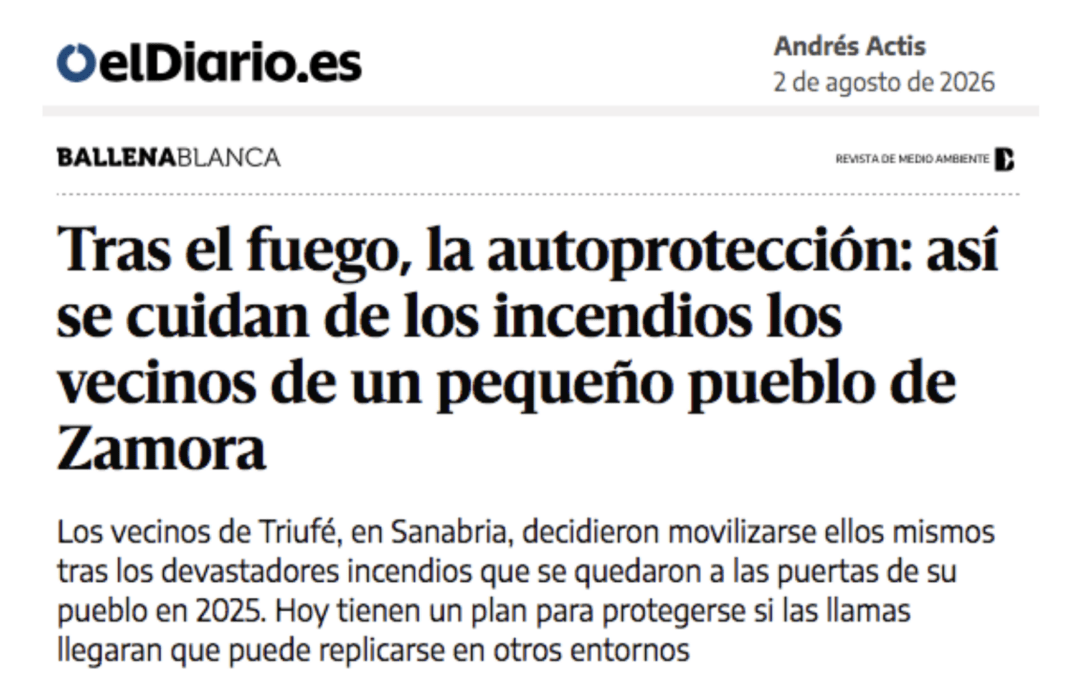 Incendios forestales | Verano 2026: Todos los artículos y colaboraciones de la Fundación Entretantos y el Foro para la Prevención Integral de Incendios Forestales en medios de comunicación